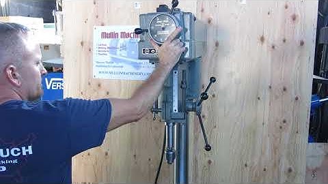 Clausing 20″ Variable Speed Drill Press @ Mullin Machinery of NJ