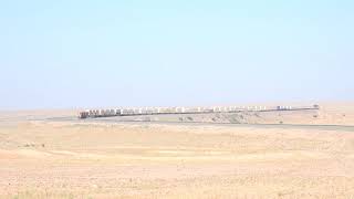 TRAINS OF NEW MEXICO: BNSF Z-TRAINS CROSSING VAUGHN CAUSEWAY by mijflow 1,065 views 3 years ago 7 minutes, 51 seconds