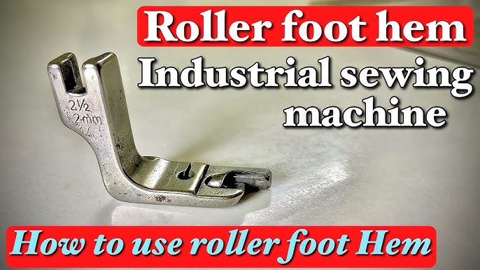 One sixteenth inch Rolled Hemmer Foot for High shank Industrial Sewing  Machines - Savi's fashion studio