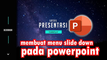 Membuat Menu Navigasi Slide Down di Powerpoint !! TUTORIAL POWERPOINT MUDAH !!