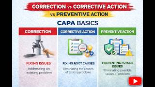 Correction vs Corrective Action vs Preventive Action (CAPA Basics)