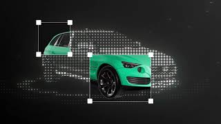 3D Car Reveal: ASCII Art Style
