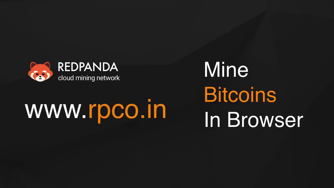 mine bitcoins from browser