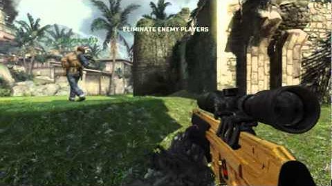 CoD Black Ops - Hazard Cross Map Tomahawk First Blood