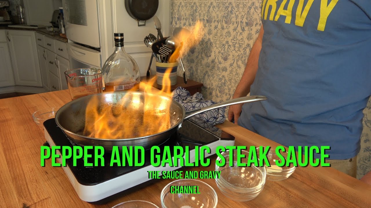 Pepper and Garlic Steak Sauce - YouTube