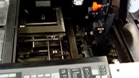 DUPLO AUTOMATED BOOKLETMAKER SIZE CHANGE OVER