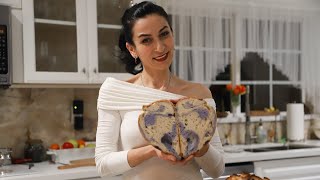 Мраморный Хлеб на Закваске с Чаем Клитория - Рецепт от Эгине - Heghineh Cooking Show in Russian