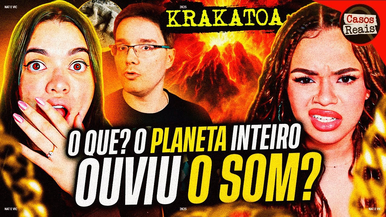 REAGINDO a KRAKATOA – A EXPLOSÃO QUE FEZ O PLANETA OUVIR O SOM DO FIM DO MUNDO  - Casos Reais