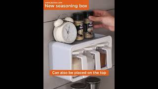 Joybos® Wall Mounted Spice Jar Set