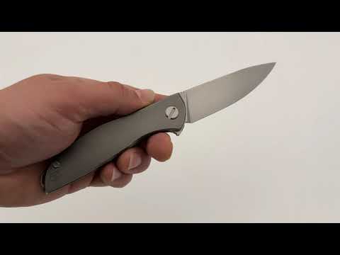 Shirogorov Knives NeOn Lite Lefty – Elmax Blade – Titanium Handle – MRBS Knife From Recon 1