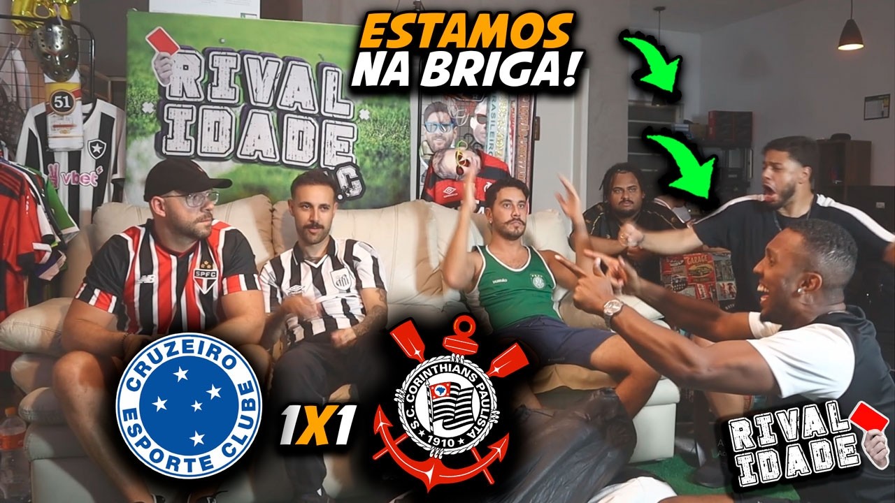 React Cruzeiro 1x1 Corinthians | Melhores momentos | Gols | Brasileirão