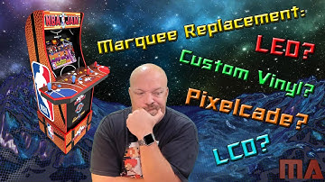 Modding my Arcade1UP - Replacing the Marquee