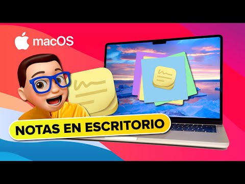 Cómo Poner NOTAS en el ESCRITORIO de tu Mac o Macbook 📒
