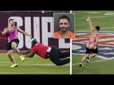 BEELDEN: STREAKER bij de SUPER BOWL 55 | Yuri Andrade verdient MEGA bedrag!