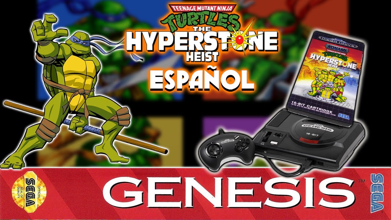 Teenage Mutant Ninja Turtles: The Hyperstone Heist: Español - Sega Genesis Gameplay - Donatello