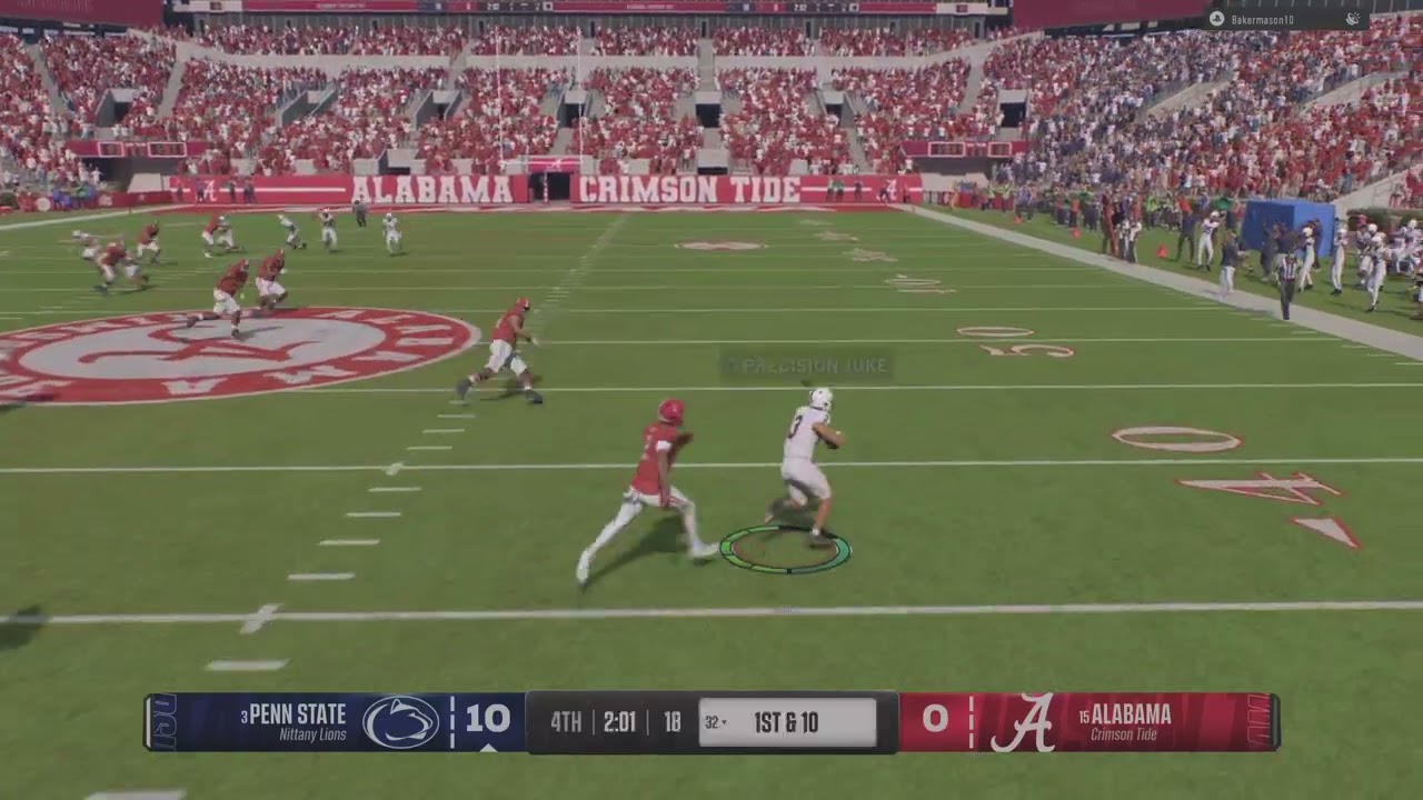 PSU Pick6 on Milroe deep ball ends the game