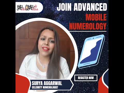 Mobile numerology Surya Aggarwal Vedic numerology AstroArtss Medical Numerology Tarot  Online Course