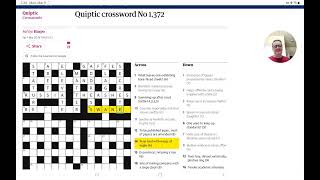 Guardian Quiptic Crossword (No. 1,372)