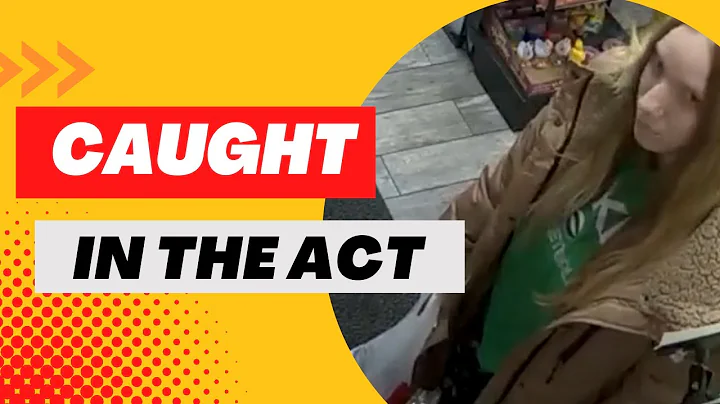 Live Security Camera Catches Woman in the Act