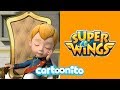 Super Wings | Prince Simon Wont Laugh | Cartoonito UK