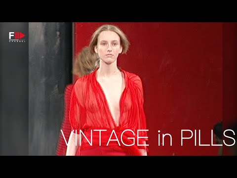 Vintage in Pills ANNA MOLINARI Fall 2001 - Fashion Channel