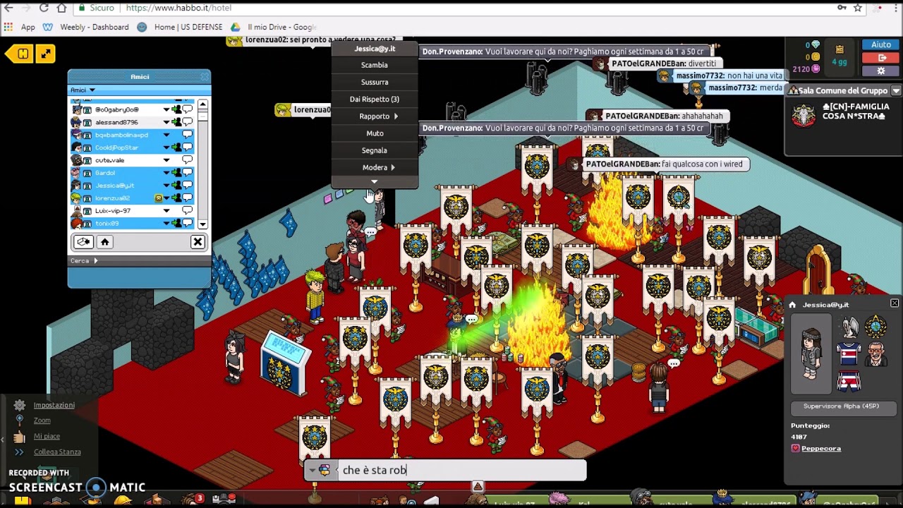 HABBO - ALPHA DISTRUGGE FAMIGLIA COSA NOSTRA