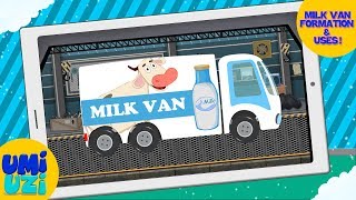 Umi Uzi Milk Van Formation And Use Videos For Kids Car Cartoons
