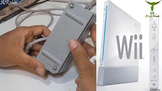 صيانة وتصليح محولة او شاحنة لجهاز العاب 110 فولت تحديد الاعطال وتبديل القطع وتصليح محولة جهاز Wii