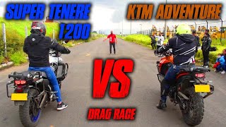 Batalla de Bestias!!! KTM Adventure vs SUPER Tenere Drag race