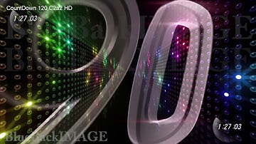 Countdown Numbers Digits timer count intro leader trailer CountDown 120 C2a2 HD