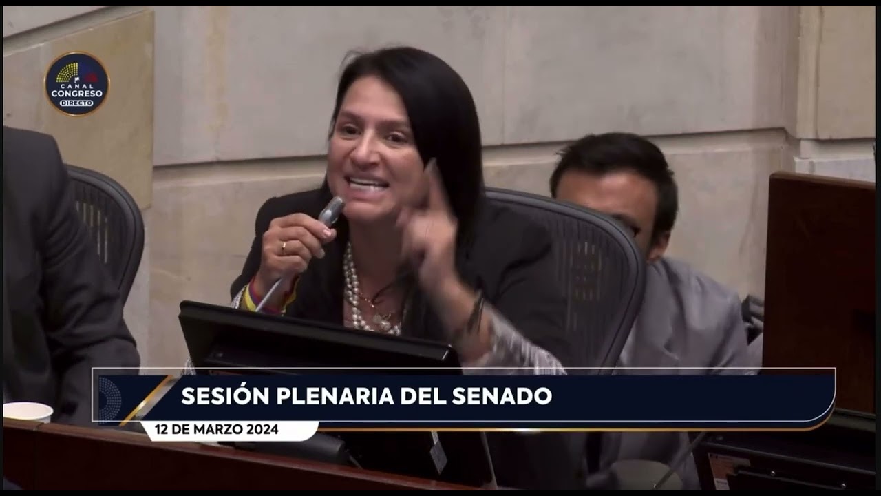 Réplica al Senador Inti Asprilla en plenaria de Senado 02