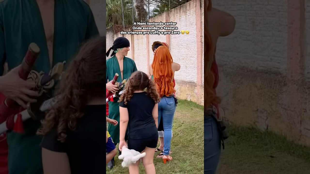 Luffy, Nami e Zoro #onepiece #onepiececosplay #anime #cosplay #luffy #nami #zoro #shorts