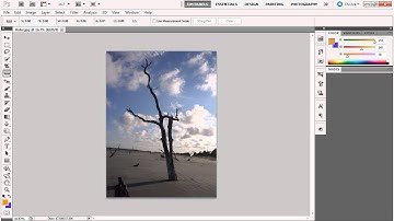019 Photoshop CS5 Straighten with the Ruler