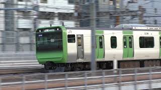 JR山手線　上野東京ライン東海道線　上野駅周辺で撮影　Japanese train Yamanote Line Tokaido Line, Tokyo, Ueno