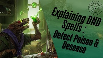 In-Depth D&D Spell Explanations - Detect Poison and Disease | 2024 Edition