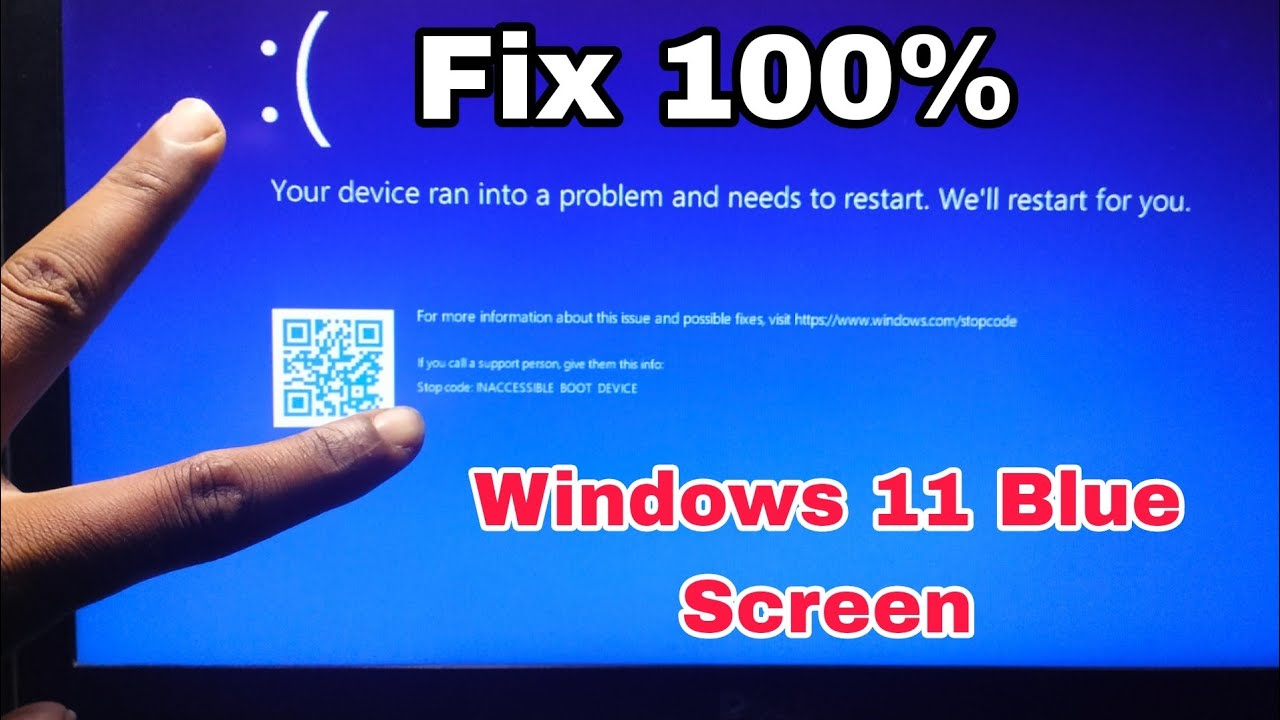 How to Fix Blue Screen of Death on Windows 11 | All Laptop And PC Blue ...