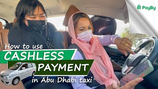 How to use CASHLESS PAYMENT in Abu Dhabi Taxi screenshot 1