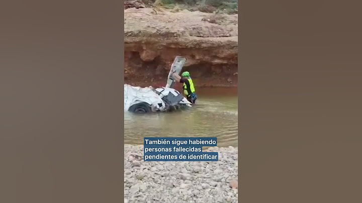 Sigue la búsqueda de desaparecidos en Valencia tras la dana