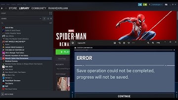 Fix Marvel’s Spider-Man Remastered Not Saving Error PC WARNING DIRECTORY CREATION FAILED