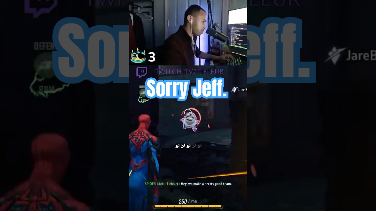 I'M ALWAYS BULLYING THIS CHARACTER #marvelrivals #jeffthelandshark #spiderman