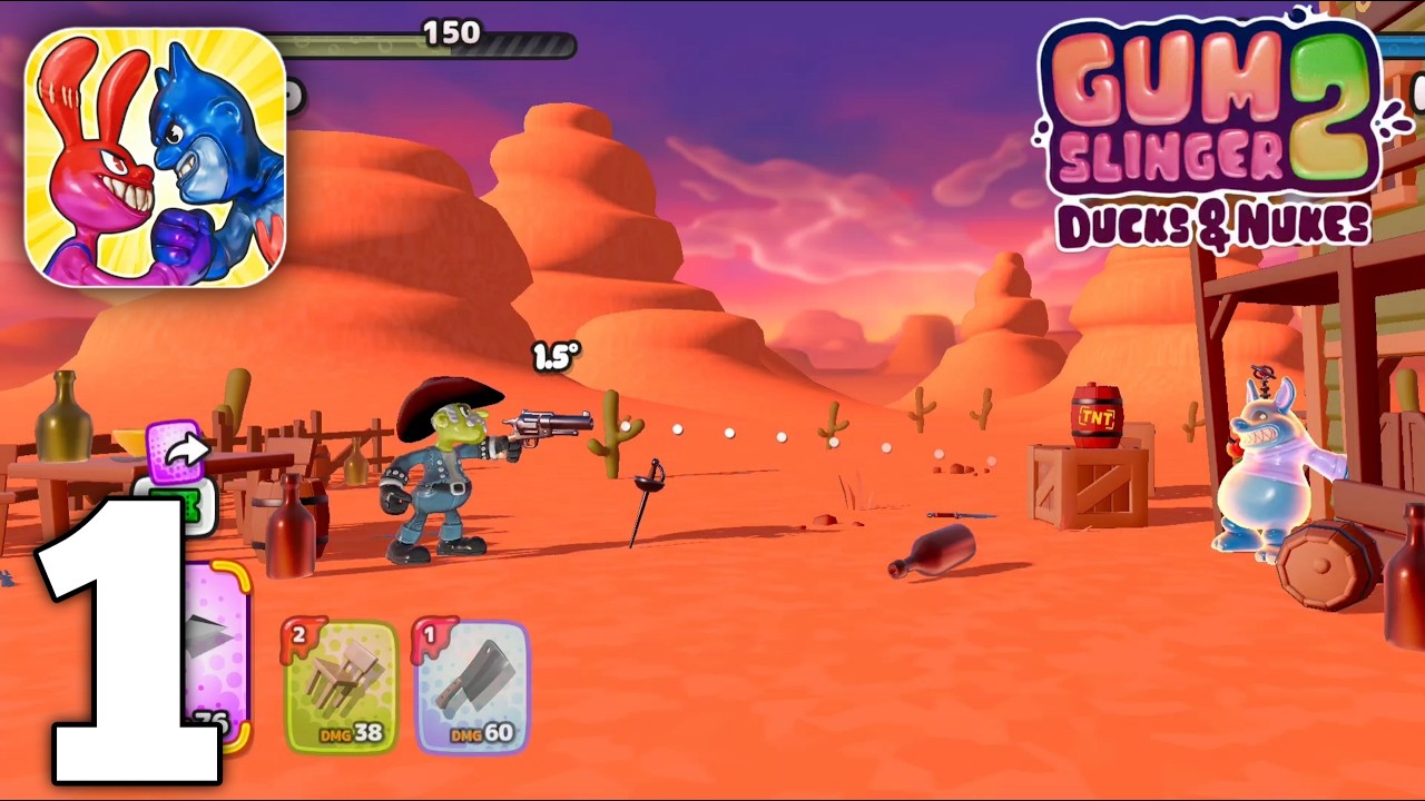 Gumslinger 2 Ducks & Nukes Gameplay Walkthrough Part 1 (iOS, Android)