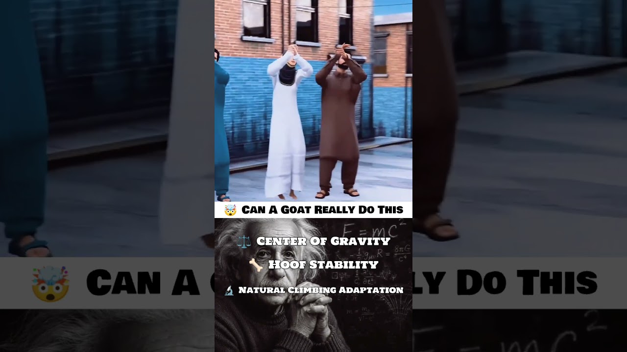 Sigma Goat Balance? 🐐🤯 🗿... #physics #science #shorts