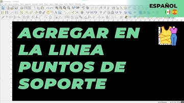 Español - Add Spline Support Points | TUKAdesign Video Help | CAD Pattern Making Software | Spanish