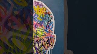 Watch Me Blend Graffiti & Fine Art in My Latest Painting. From the Streets to the Canvas #streetart