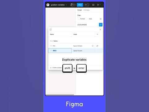 Quick tips for creating variables in #figma #shorts - YouTube