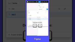 Quick tips for creating variables in #figma #shorts