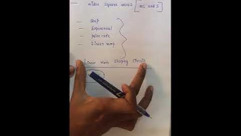 Pulse and Waveshaping Circuits - Lecture 1 - Linear Waveshaping Circuits
