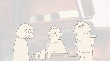 DRAWFEE RUINS MY ABILITY TO WATCH CARS (THE MOVIE) ( a drawfee animation )