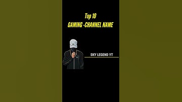 Gaming Channel Name Ideas 2023 || 🔥⚡️ YouTube Channel Ideas || Gaming Channel Names🔥