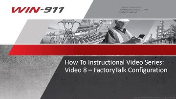How To Instructional Videos - FactoryTalk Alarms and Events